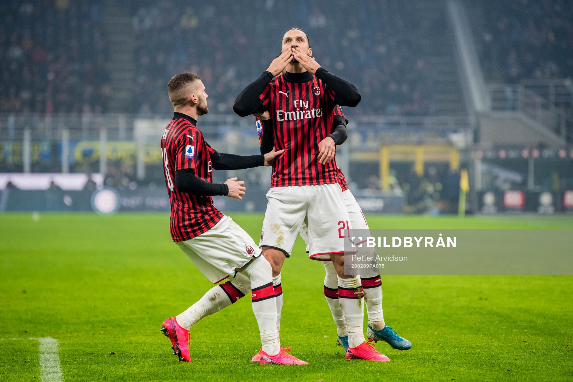 during the Serie A match between Inter and Milan