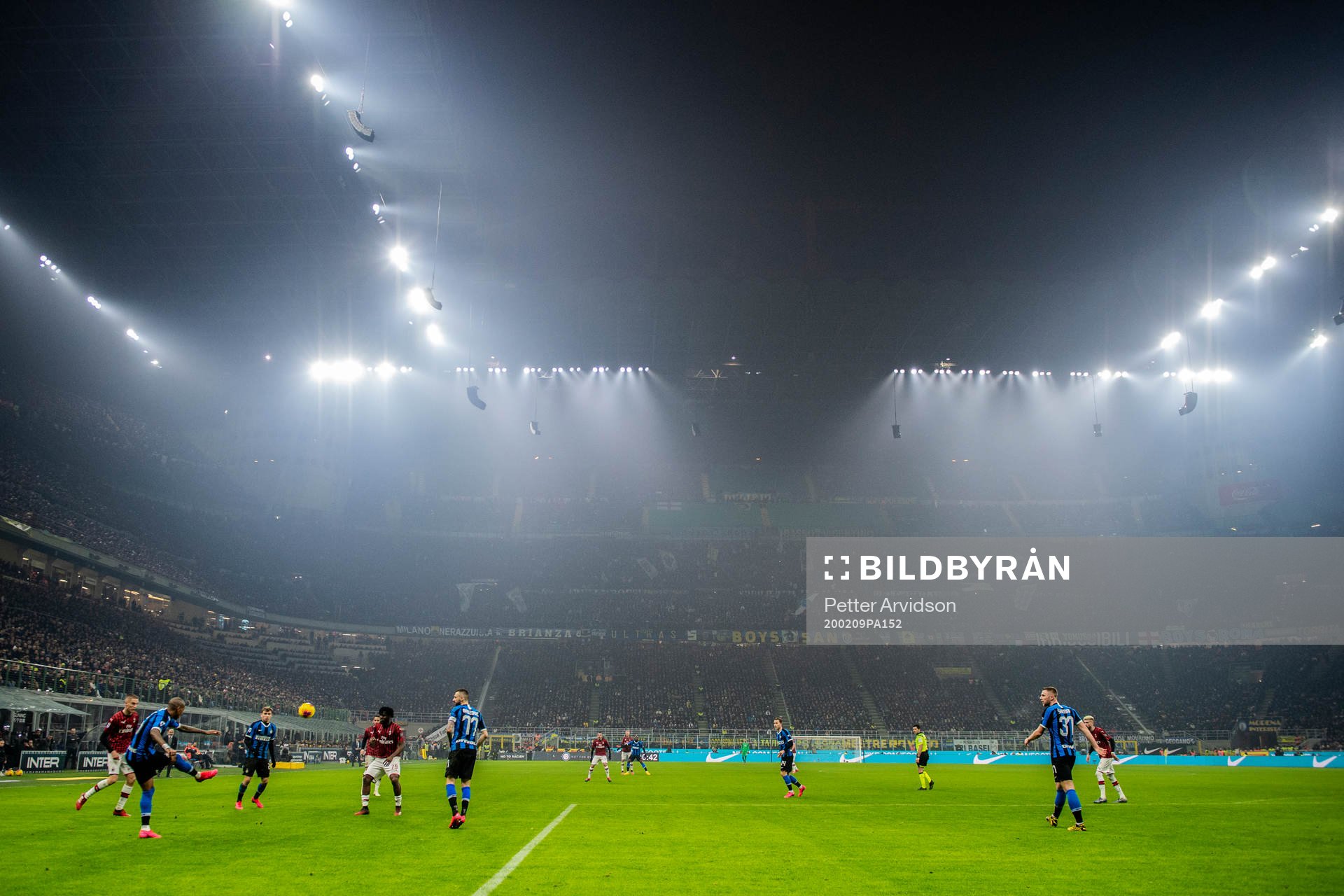 General view of Giuseppe Meazza stadium