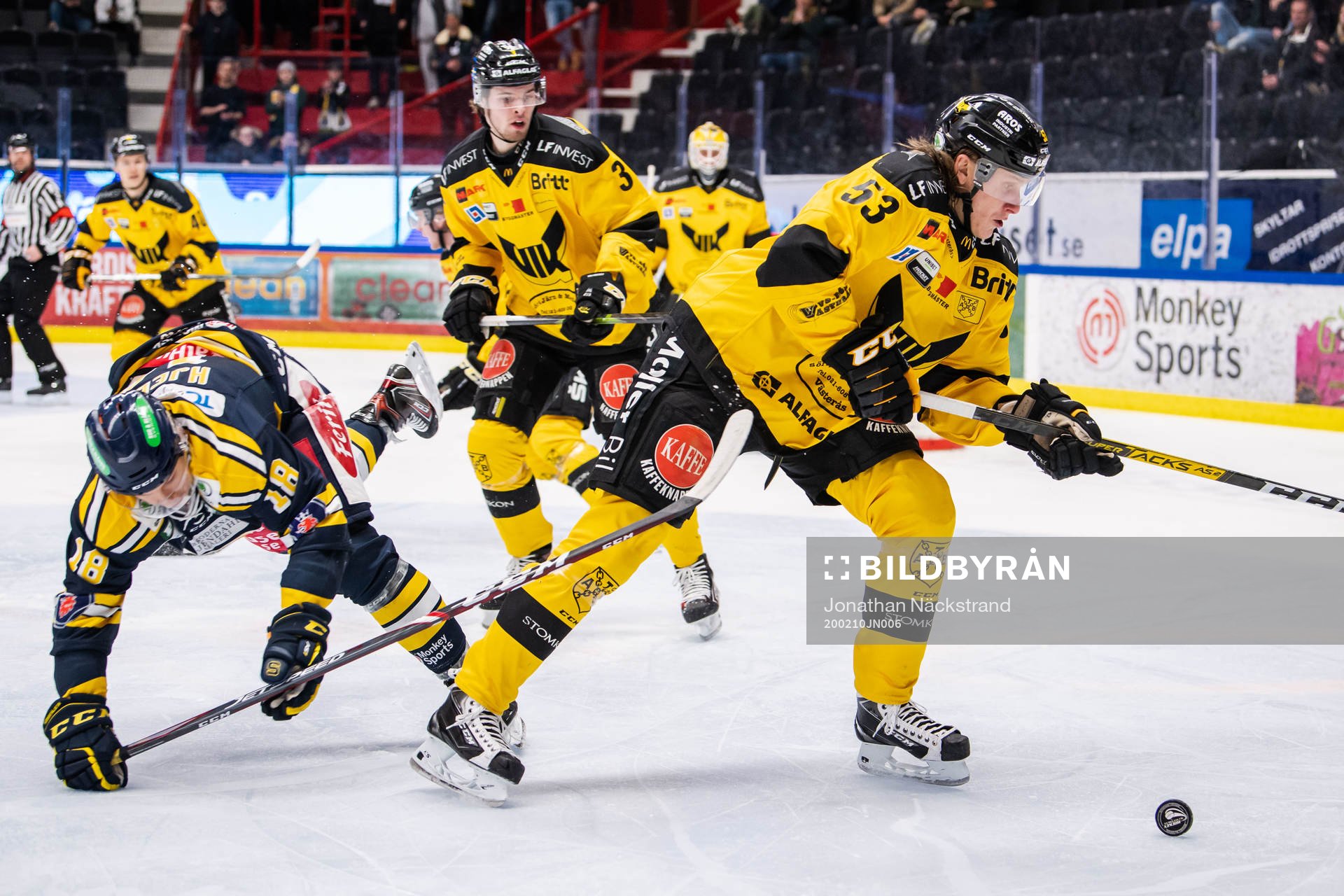 Södertäljes Andreas Hjelm och Västerås Anthon Eriksson