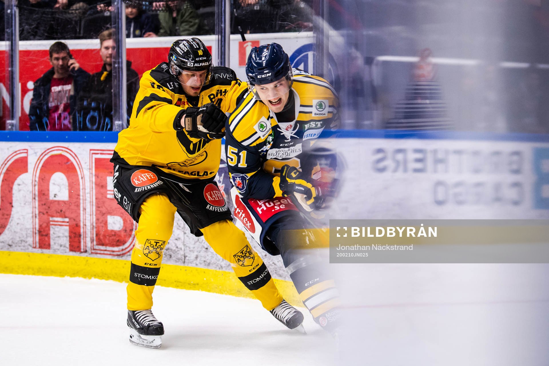 Västerås Jimmie Jansson och Södertäljes Filip Ahl