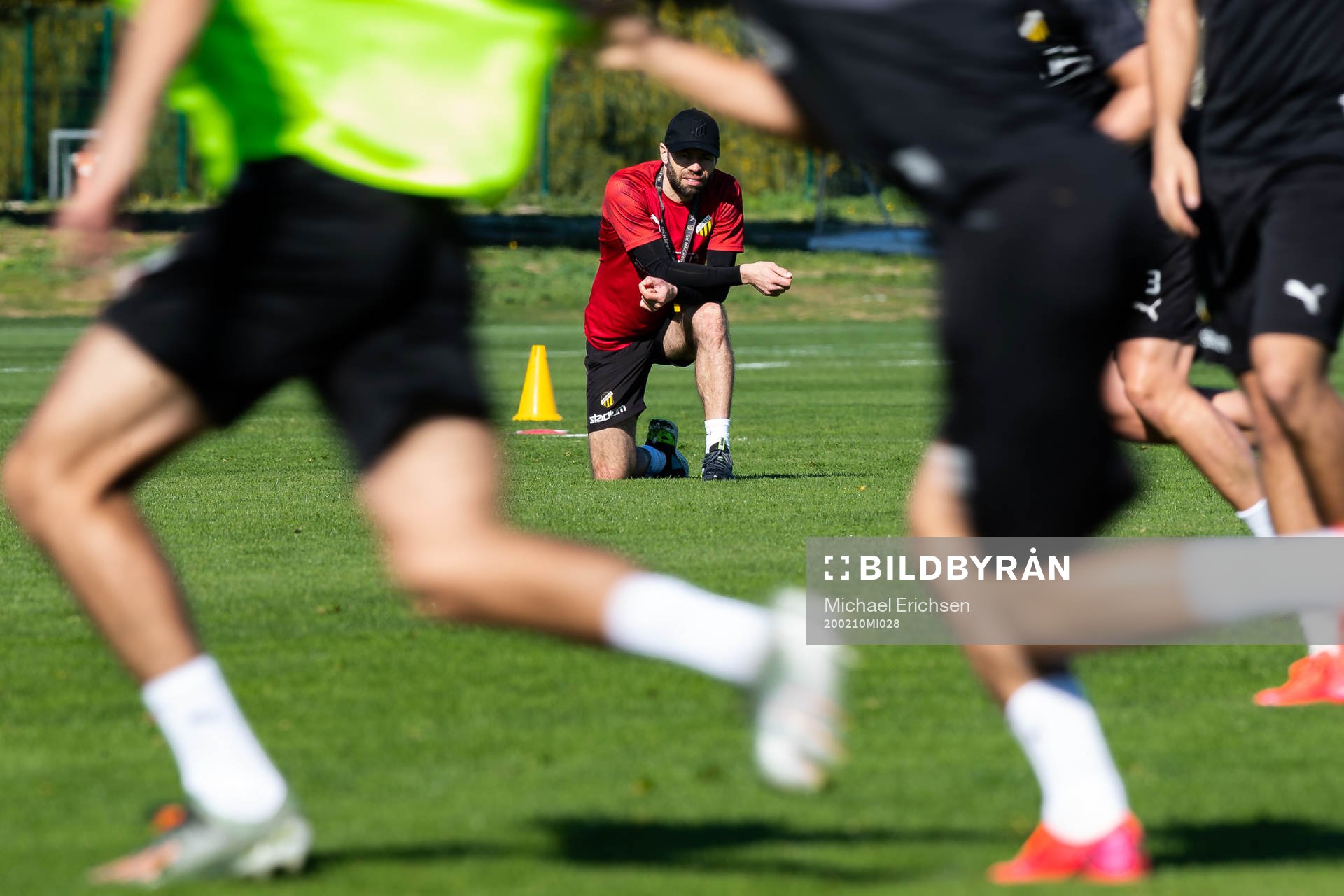 Häckens tränare Andreas Alm