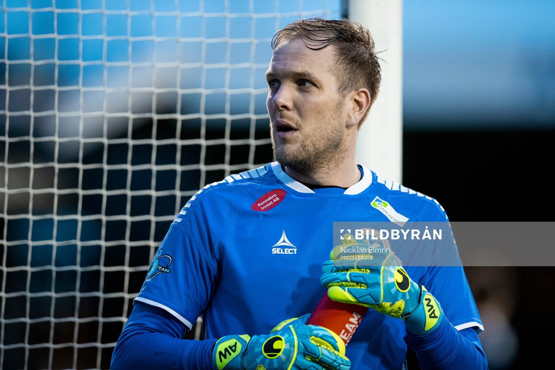 Utsiktens målvakt Axel Wibrån