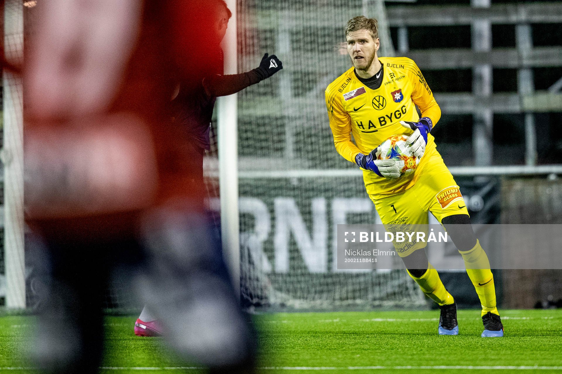 Örgrytes målvakt Fredrik Andersson