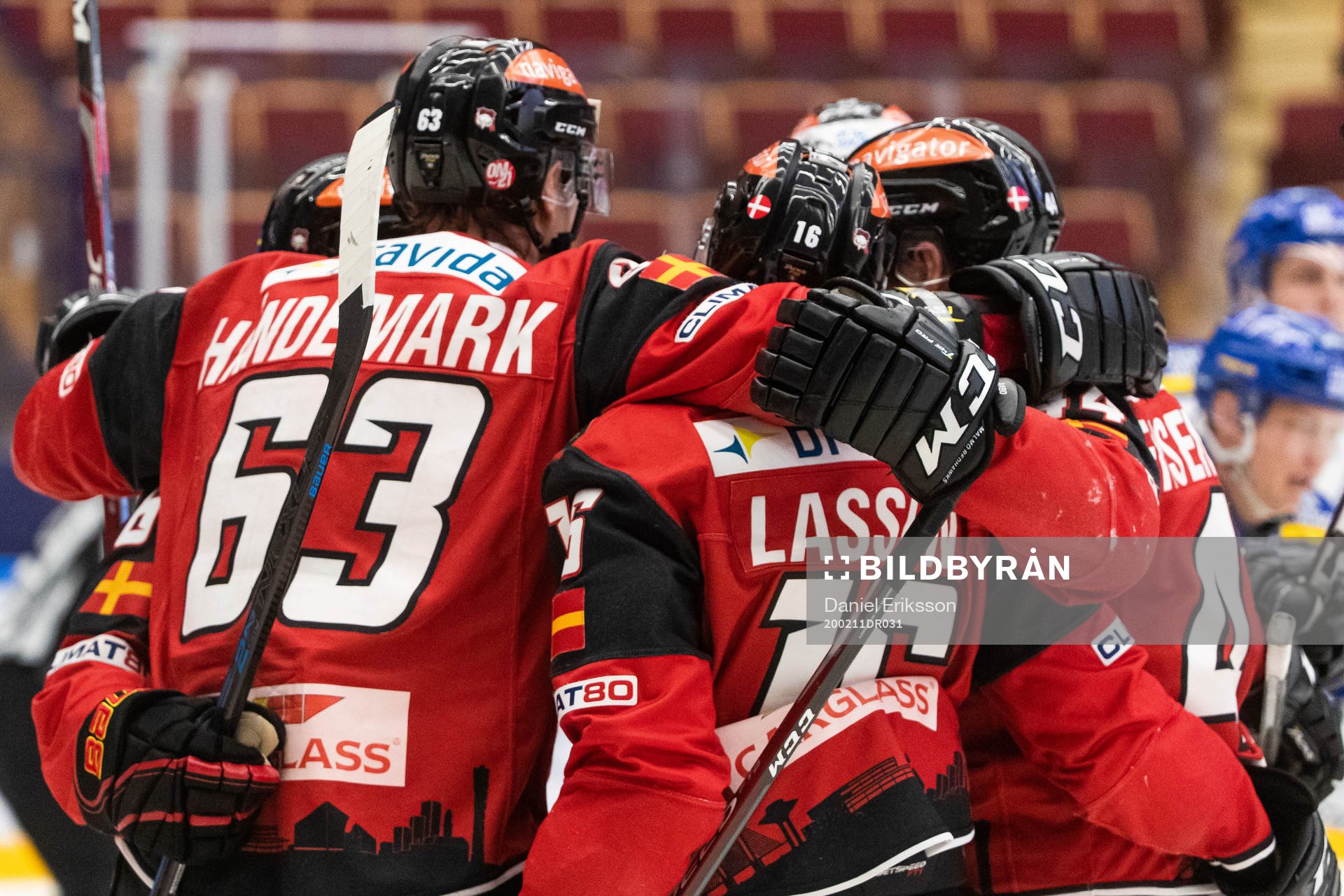 Malmö Redhawks Fredrik Händemark jublar