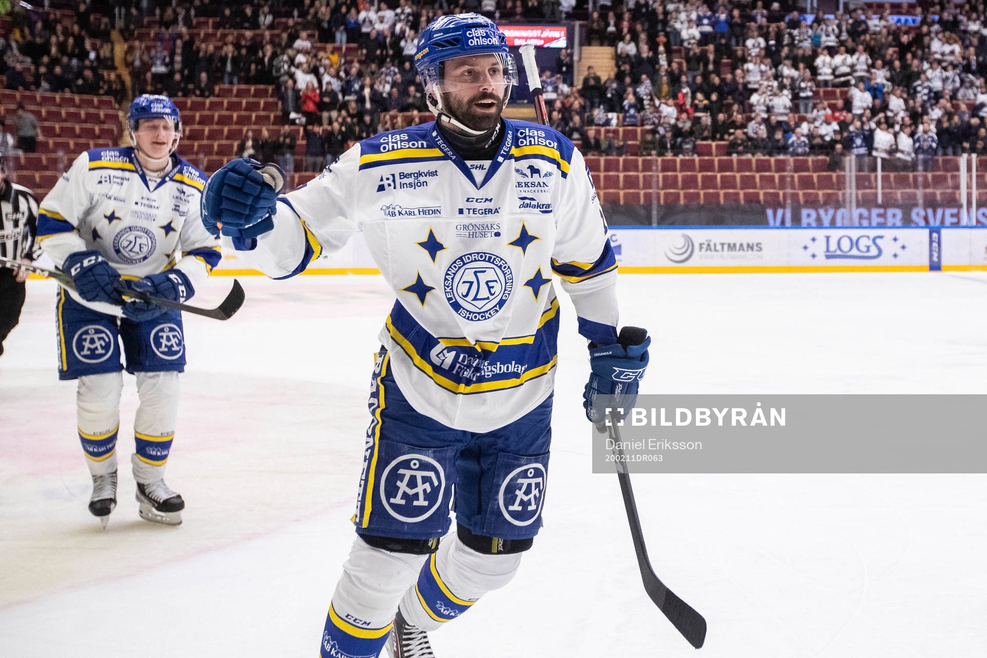 Leksands Daniel Olsson Trkulja jublar