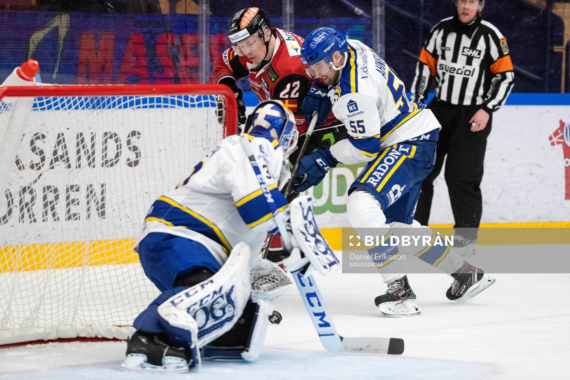 Malmö Redhawks Lars Bryggman och Leksands Jonas Ahnelöv