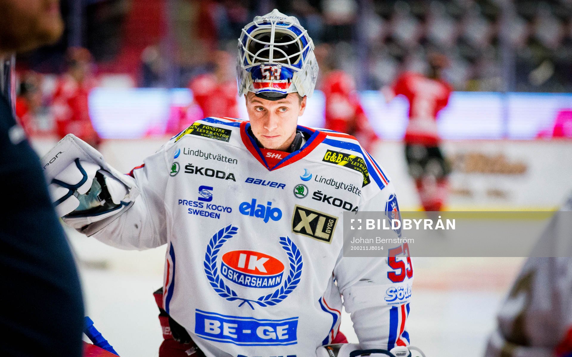 Oskarshamns målvakt Fredrik Pettersson-Wentzel