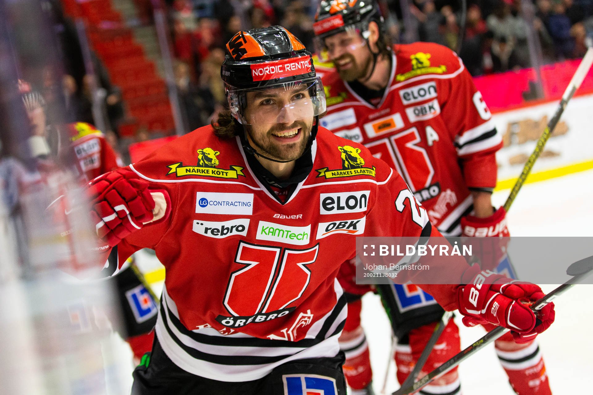 Örebros Ludvig Rensfeldt jublar