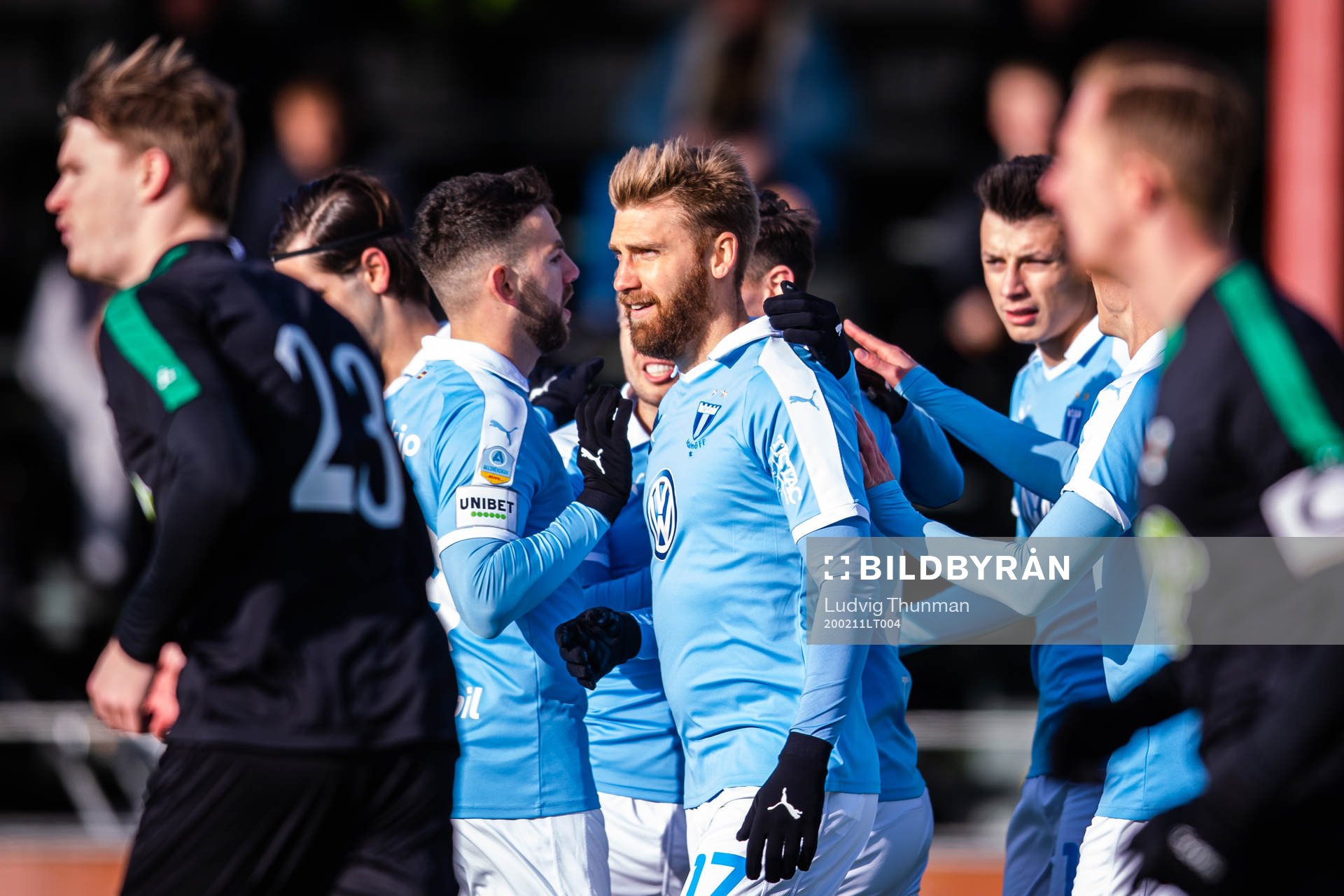 Malmö FFs Rasmus Bengtsson jublar