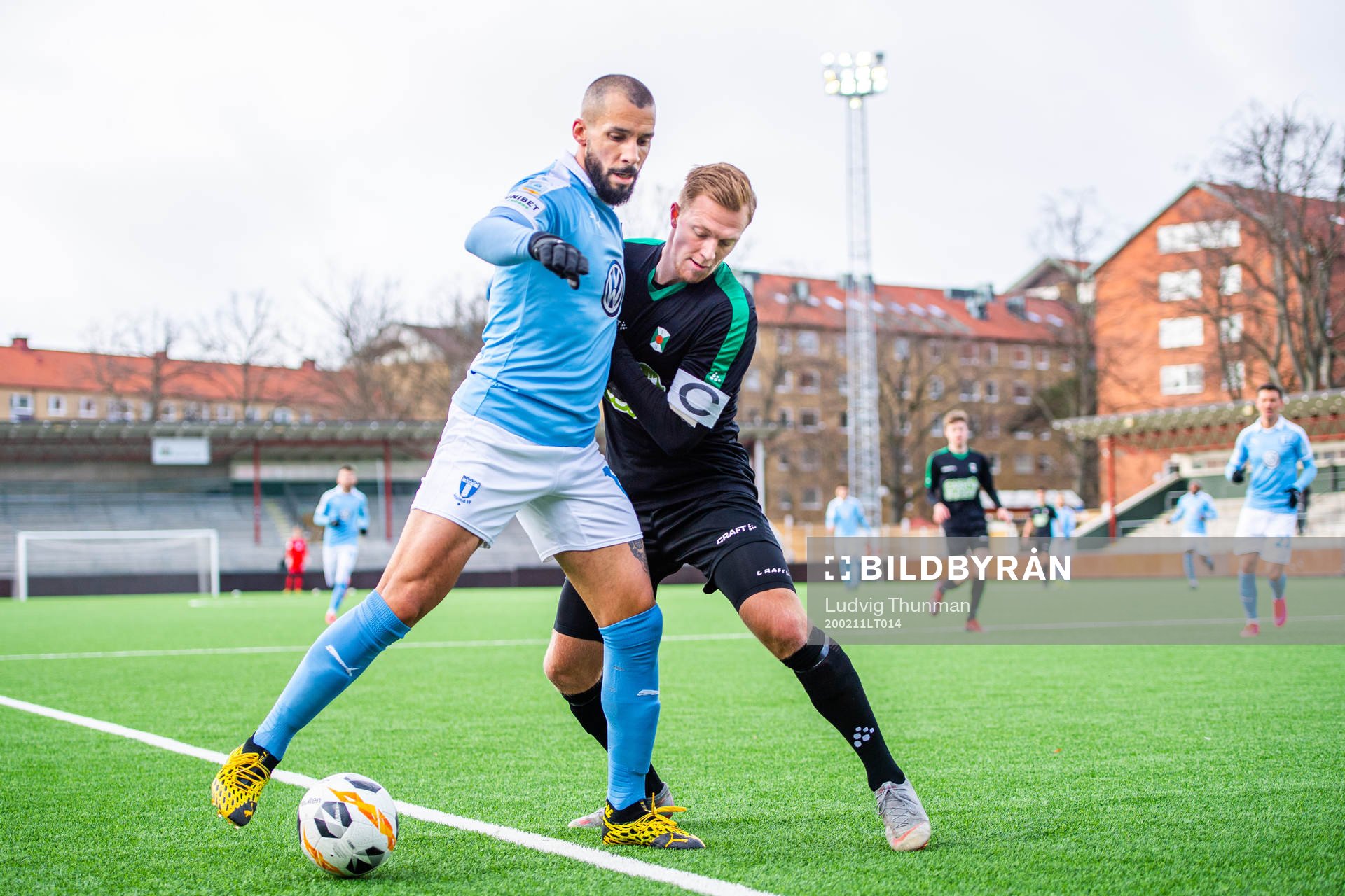 Malmö FFs Guillermo Molins och Varbergs Jesper Modig