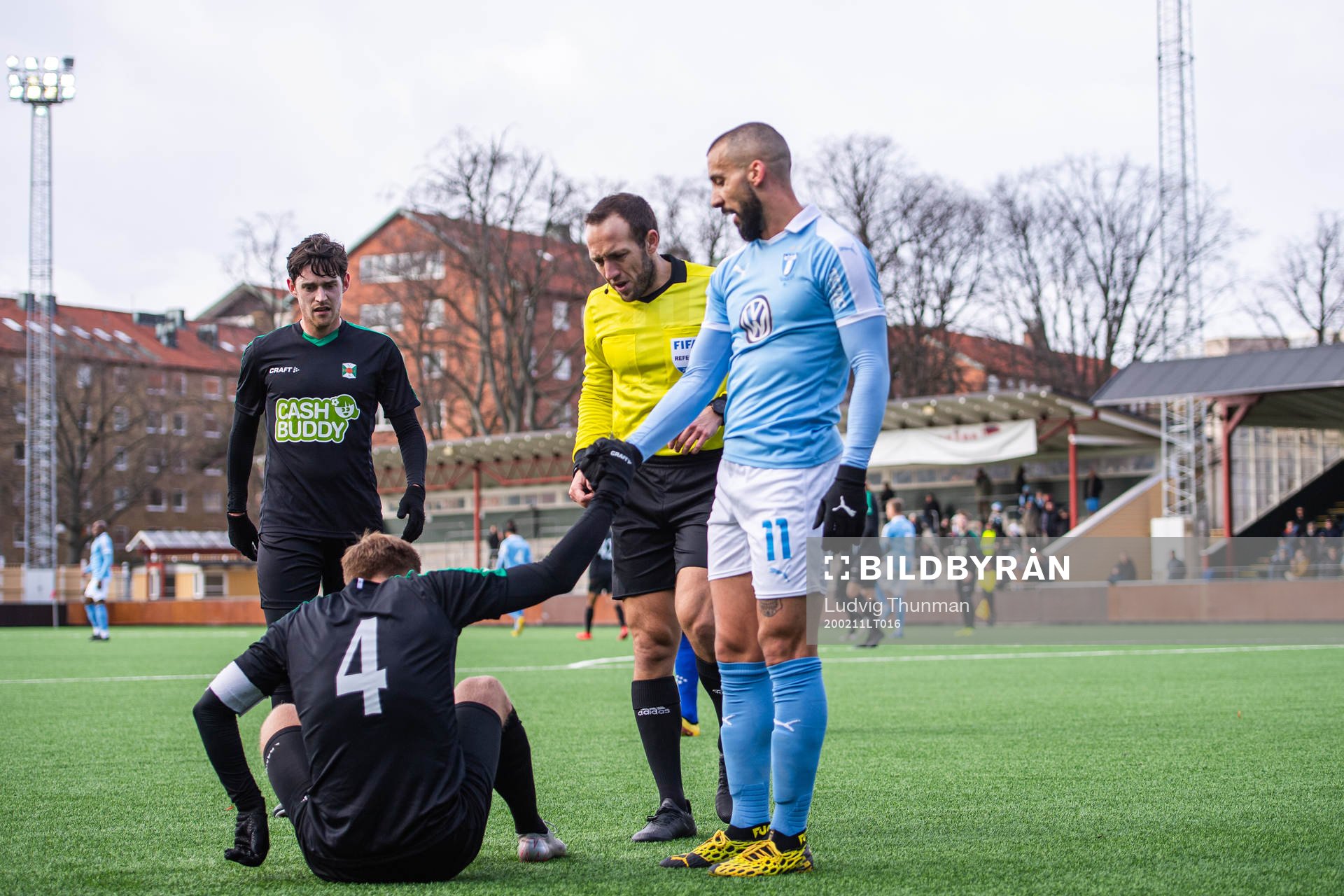 Varbergs Jesper Modig och Malmö FFs Guillermo Molins