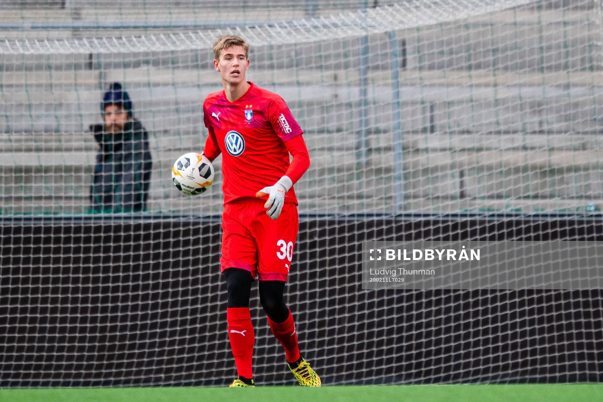 Malmö FFs målvakt Mathias Nilsson