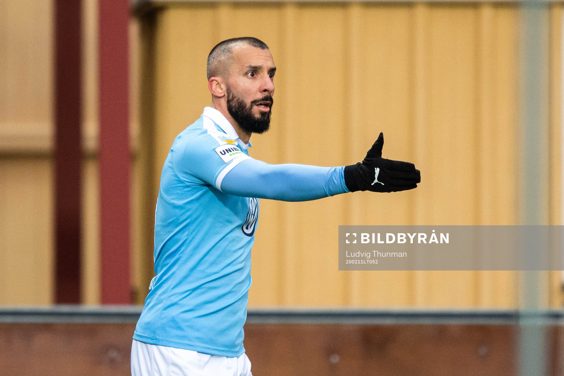 Malmö FFs Guillermo Molins reagerar