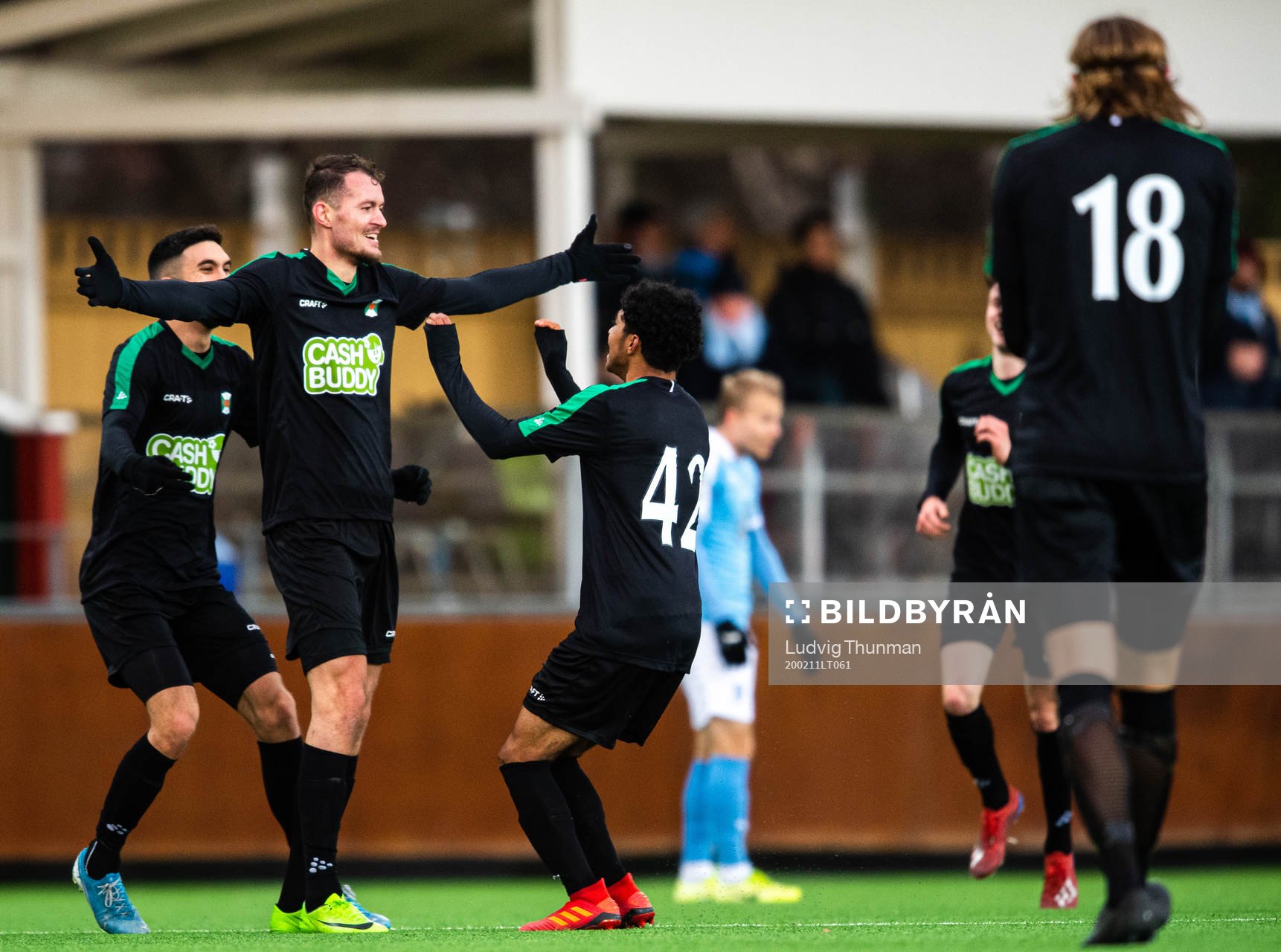 Varbergs Albert Ejupi jublar