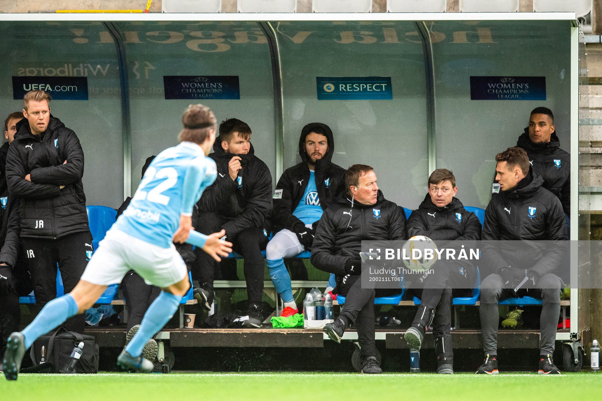 Malmö FFs Erdal Rakip , assisterande tränare Remy