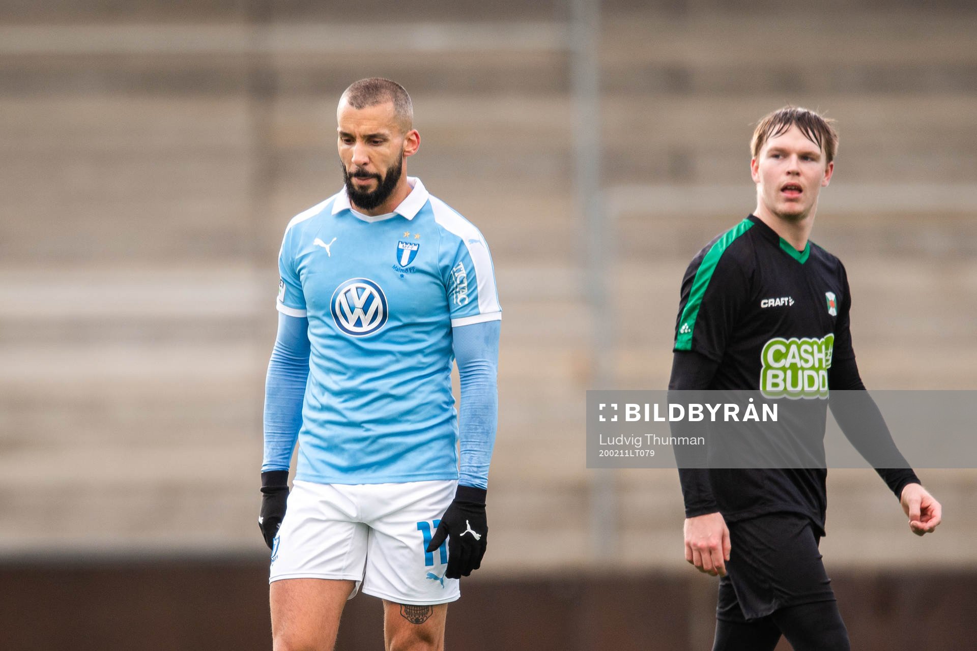 Malmö FFs Guillermo Molins deppar