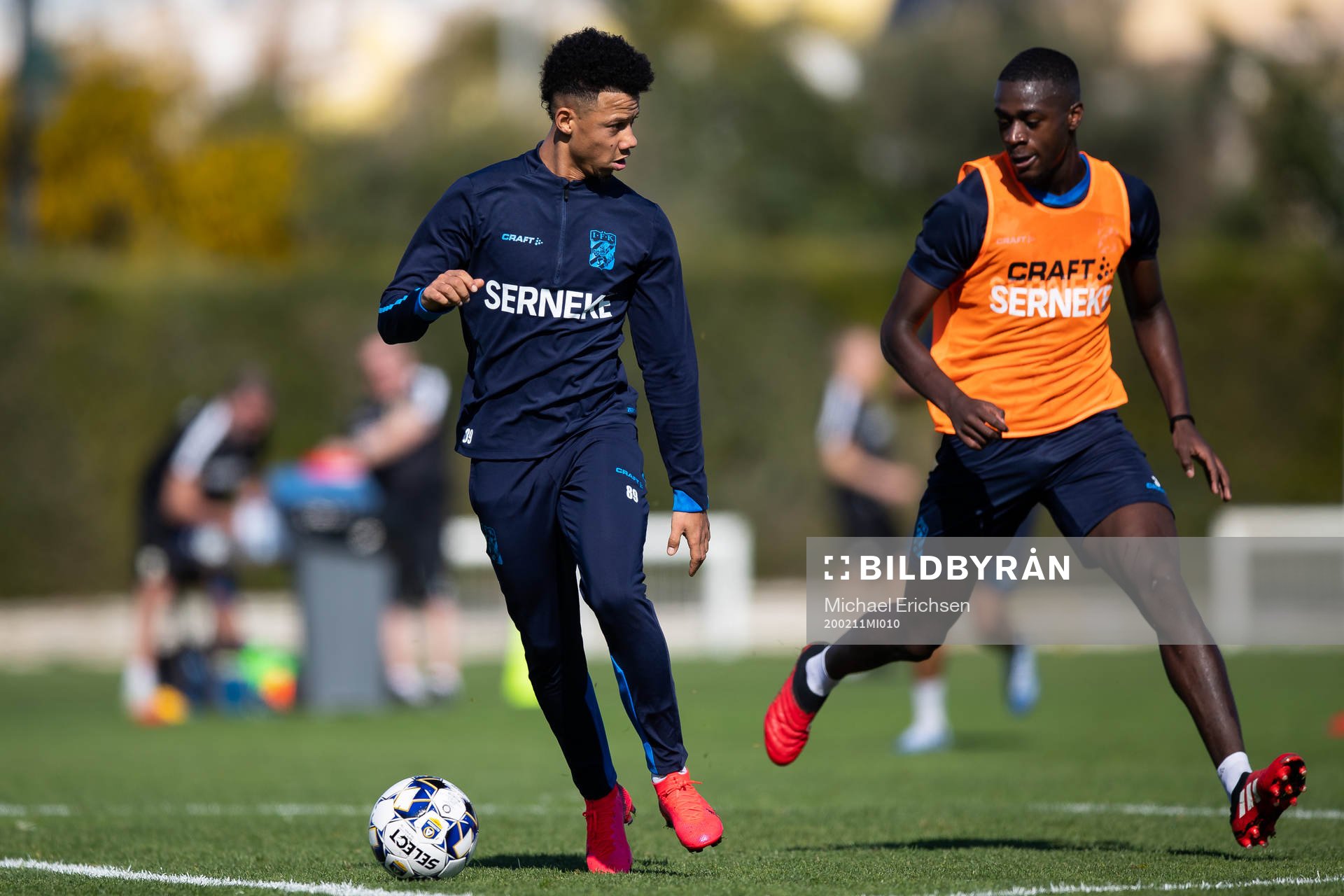 IFK Göteborgs Tobias Sina och Adil Titi
