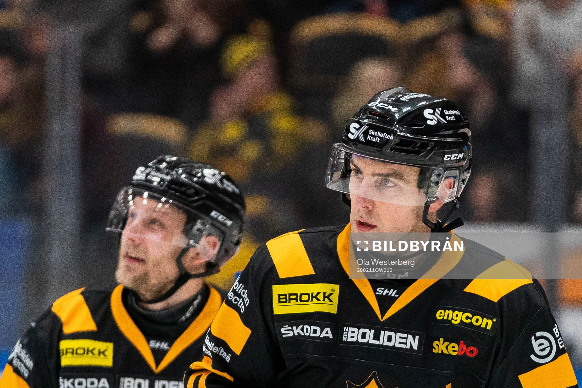 Skellefteås Joakim Lindström och Oscar Möller jublar