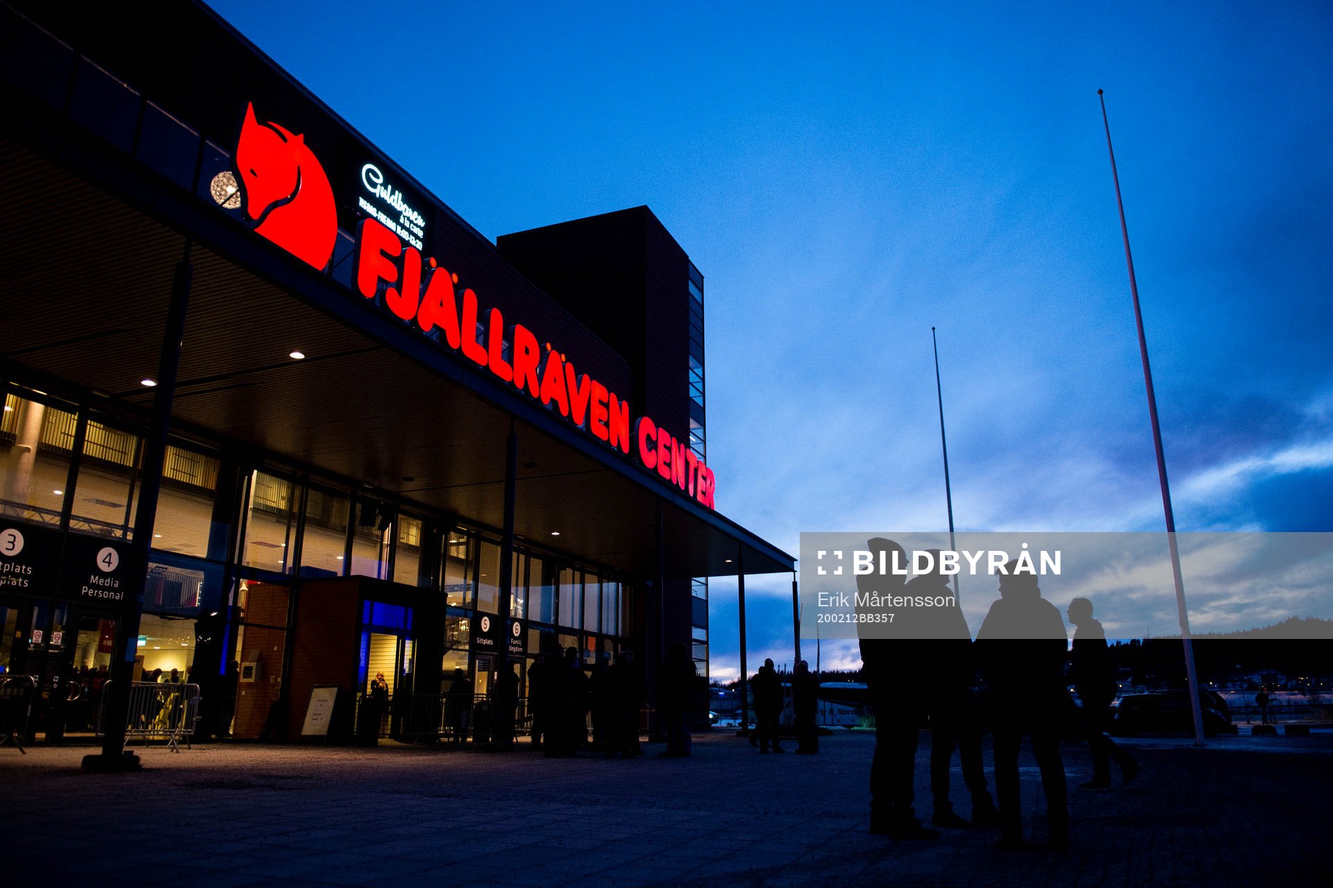 Exteriör av Fjällräven Center
