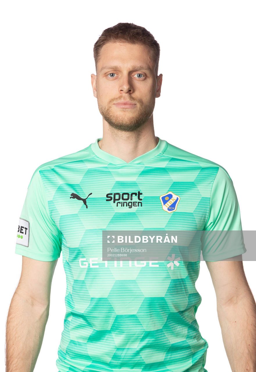 Halmstads målvakt Malkolm Nilsson Säfqvist