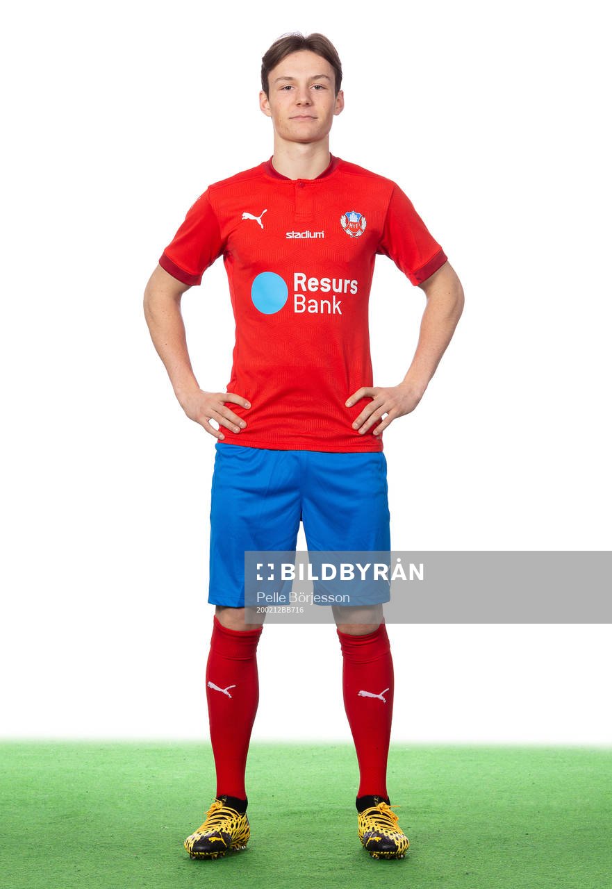 Helsingborgs Filip Sjöberg poserar för ett porträtt den 12 februari 2020 i Helsingborg.