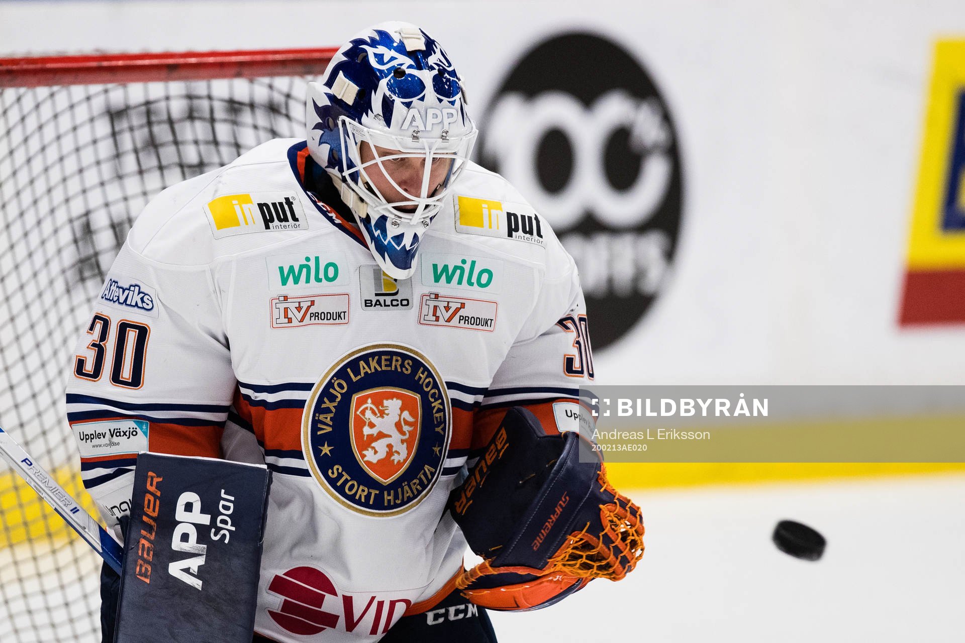 Växjös målvakt Viktor Fasth