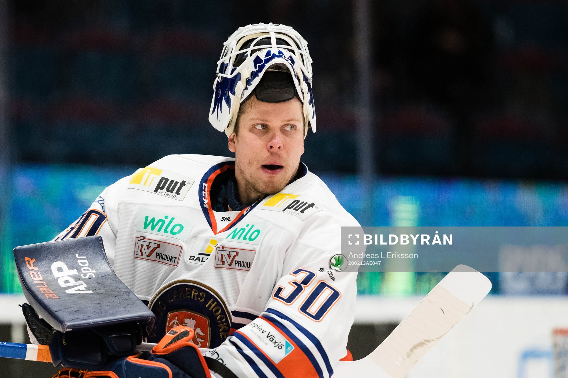 Växjös målvakt Viktor Fasth