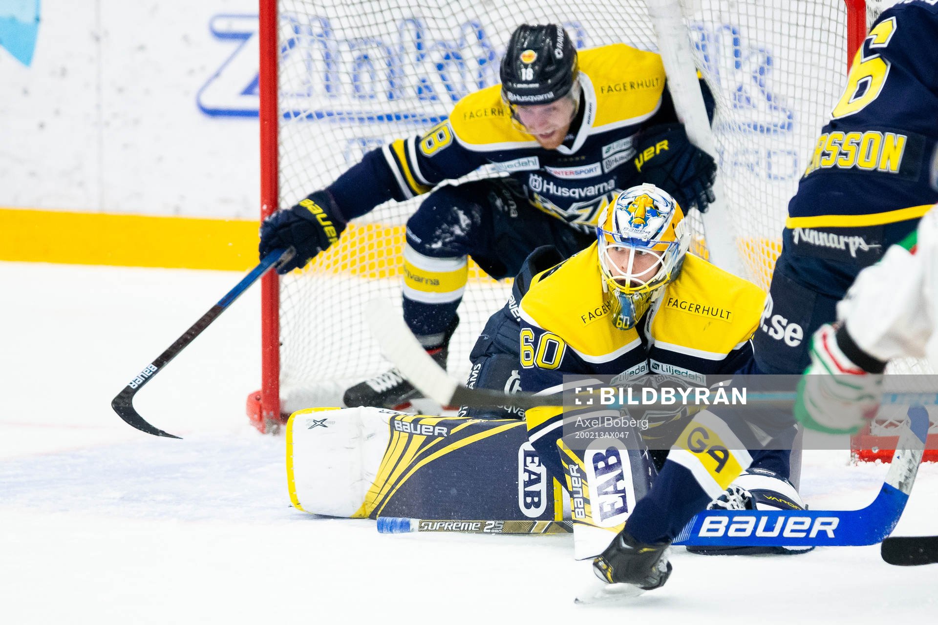 s målvakt Hugo Alnefelt och Joakim Andersson
