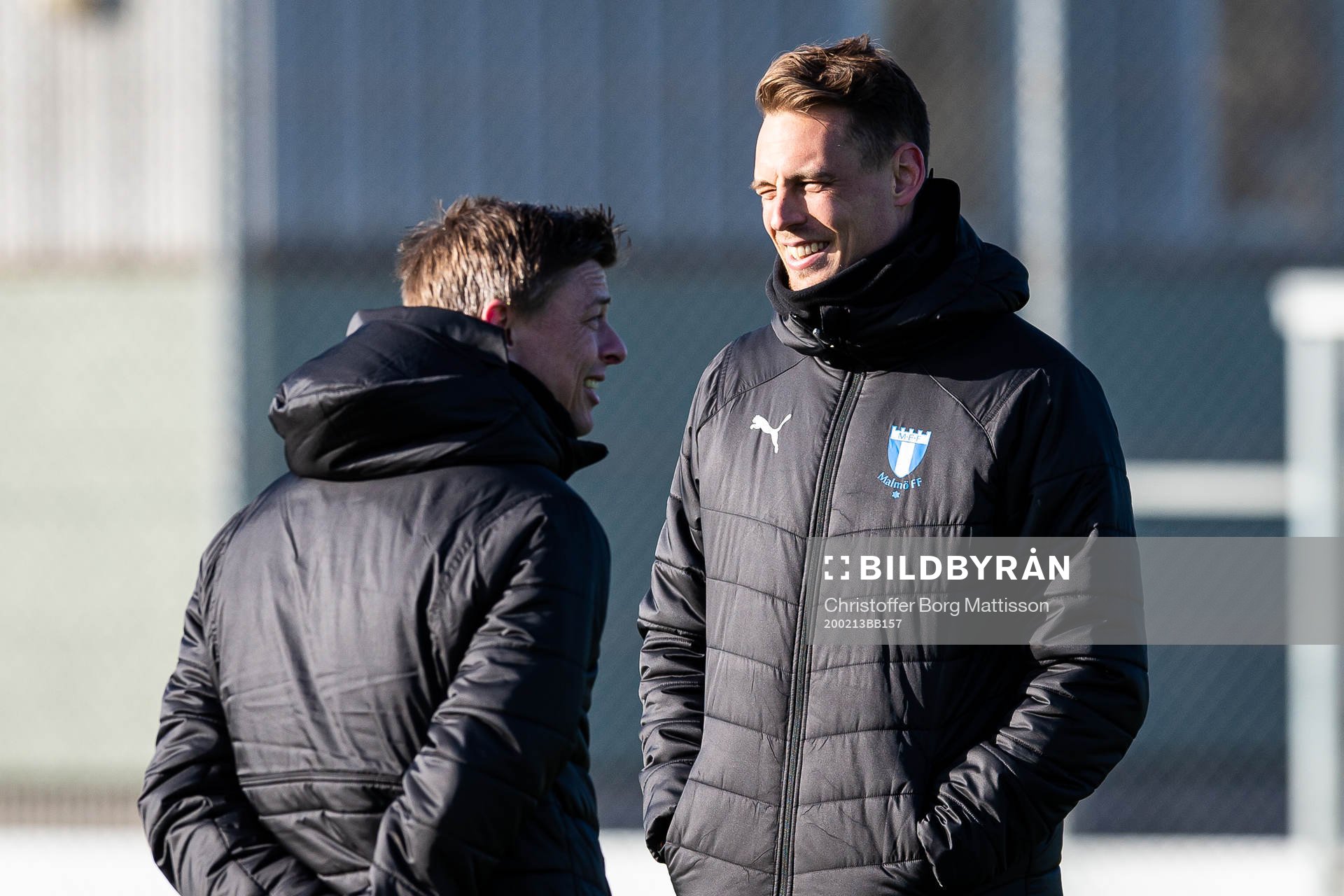 Malmö FFs tränare Jon Dahl Tomasson och assisterande