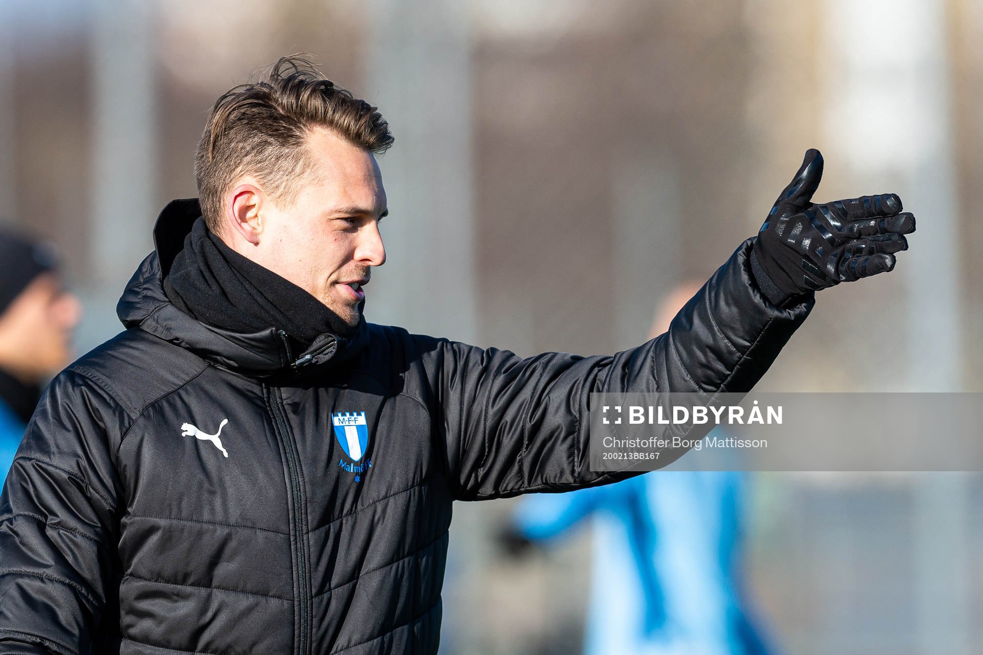 Malmö FFs assisterande tränare Daniel Bäckström