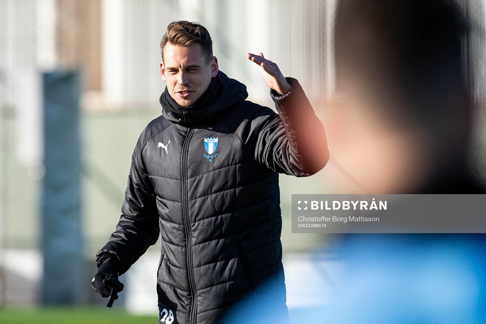 Malmö FFs assisterande tränare Daniel Bäckström