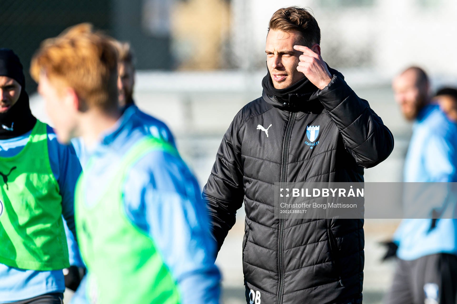 Malmö FFs assisterande tränare Daniel Bäckström