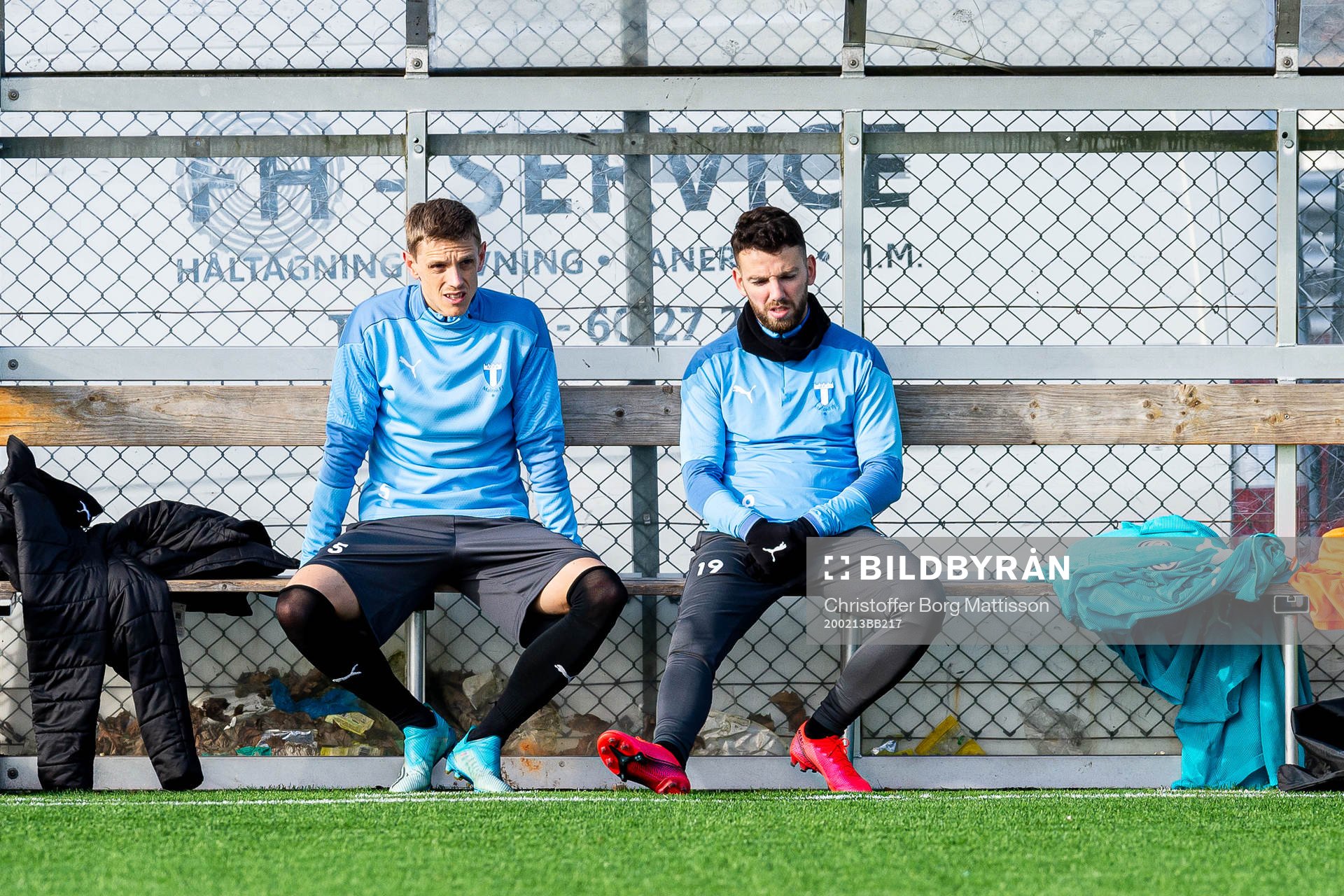 Malmö FFs Sören Rieks och Erdal Rakip deppar