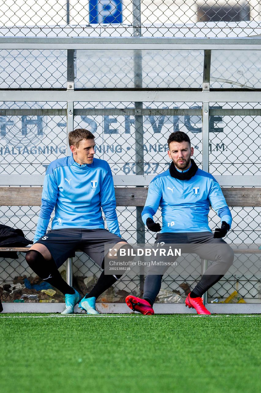 Malmö FFs Sören Rieks och Erdal Rakip
