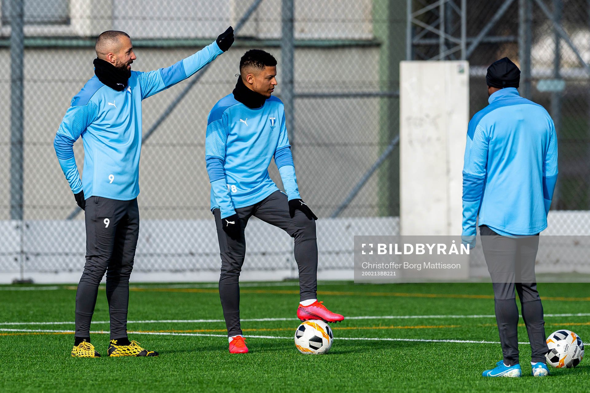 Malmö FFs Guillermo Molins och Romain Gall