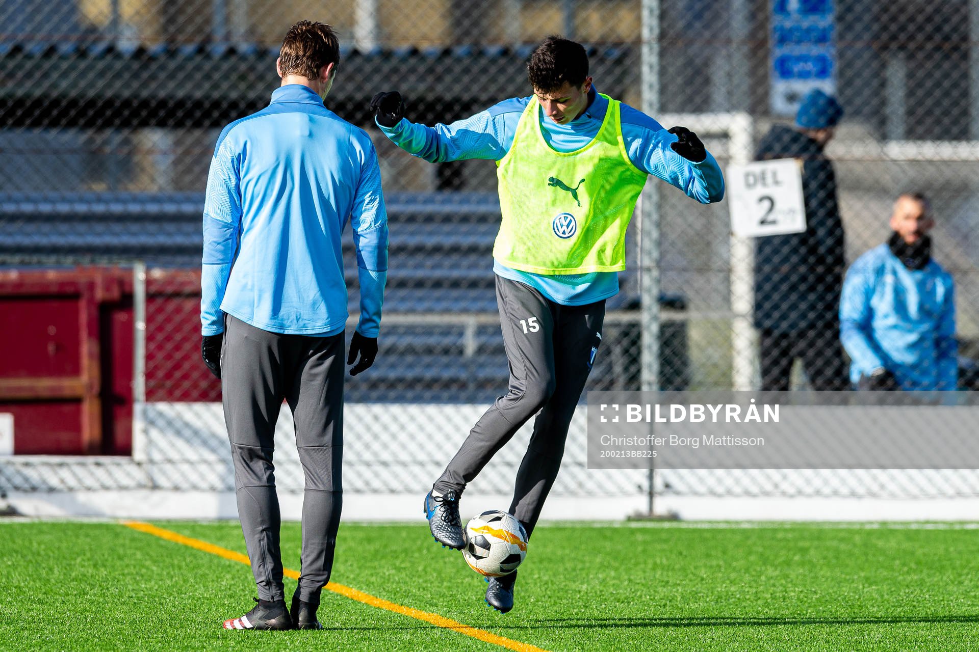 Malmö FFs Hugo Andersson och Anel Ahmedhodzic