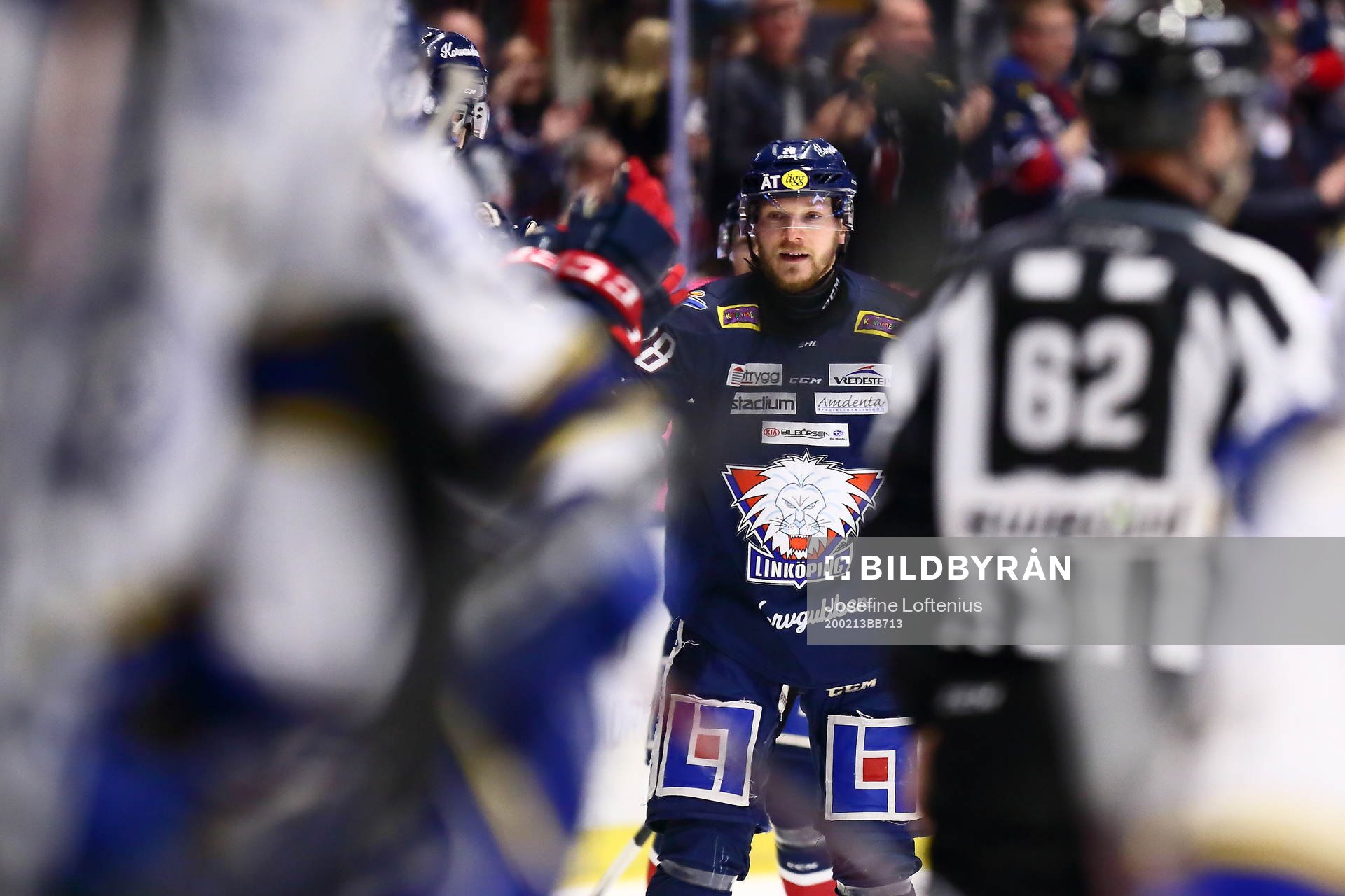 Linköpings Jaakko Rissanen jublar