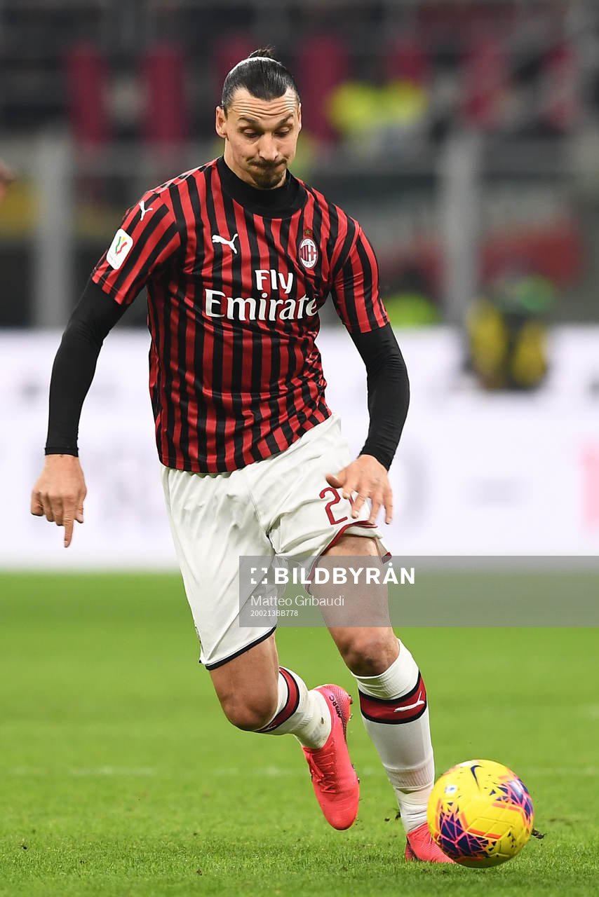 Zlatan Ibrahimovic of AC Milan