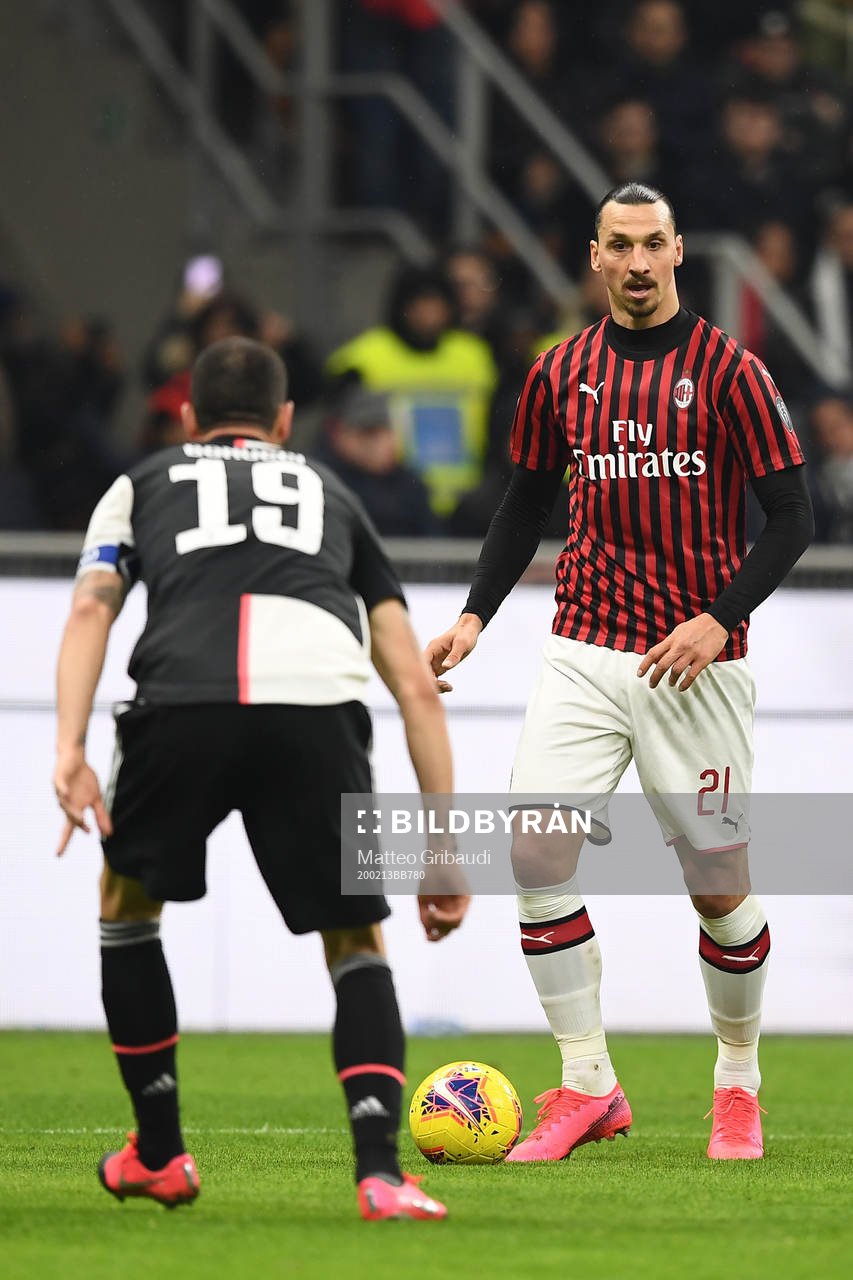 Zlatan Ibrahimovic of AC Milan