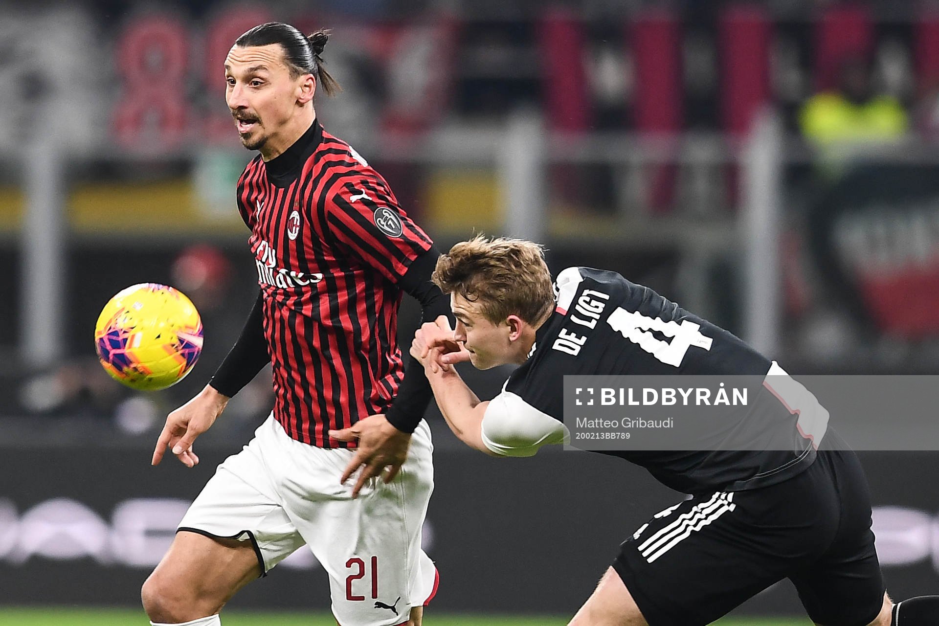 Zlatan Ibrahimovic of AC Milan