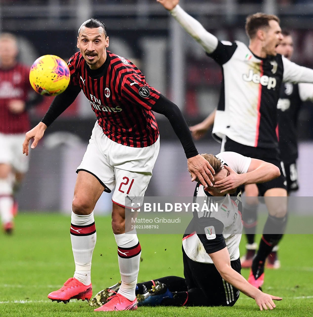 Zlatan Ibrahimovic of AC Milan