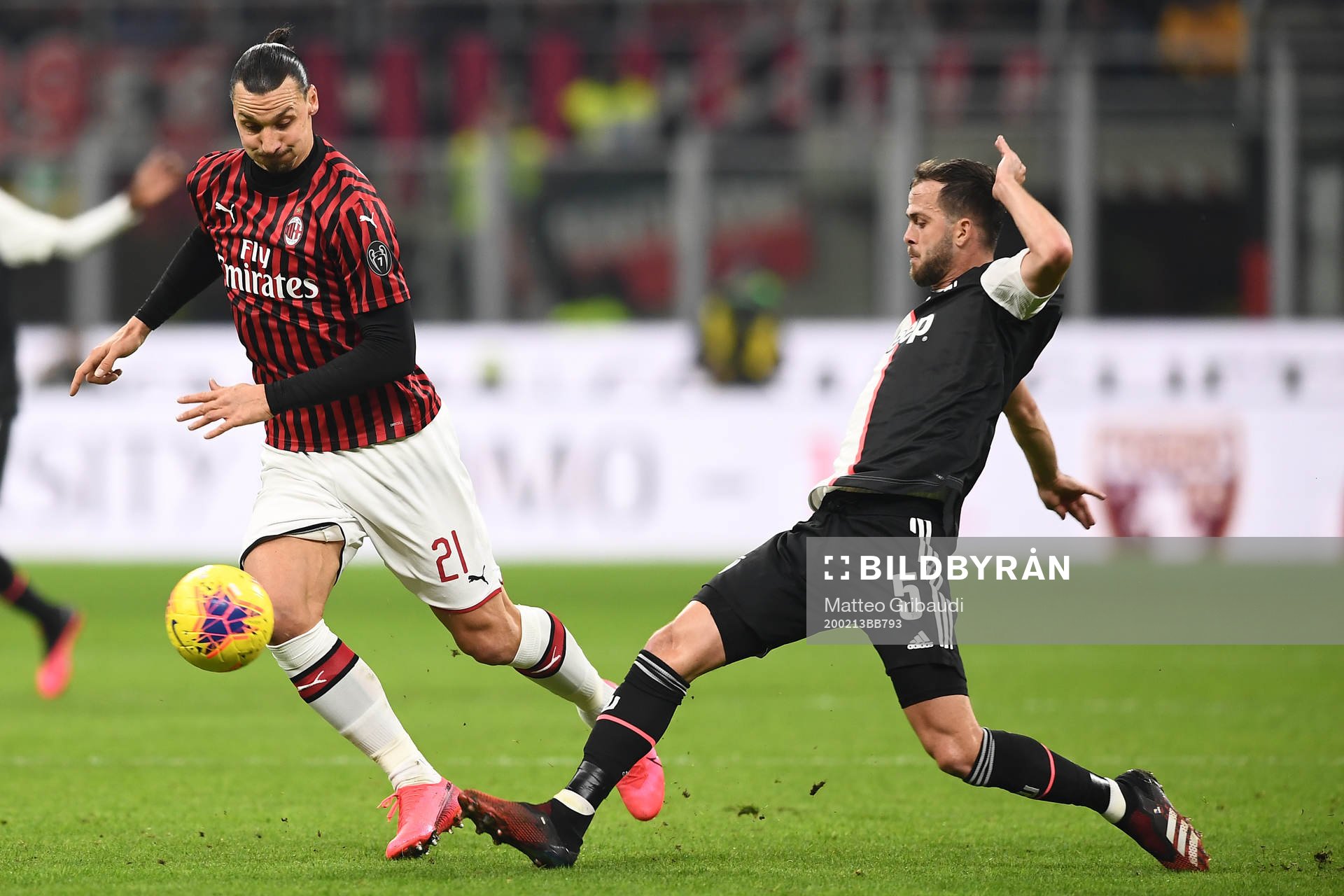 Zlatan Ibrahimovic of AC Milan