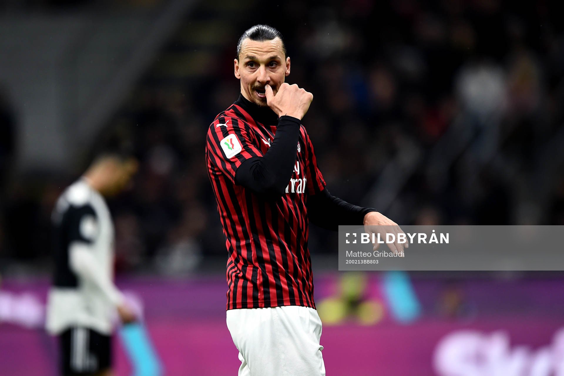 Zlatan Ibrahimovic of AC Milan