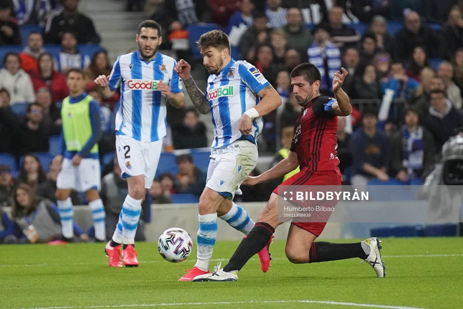 Fotboll, Spanska Copa del Rey, Semifinal 1, Real Sociedad -