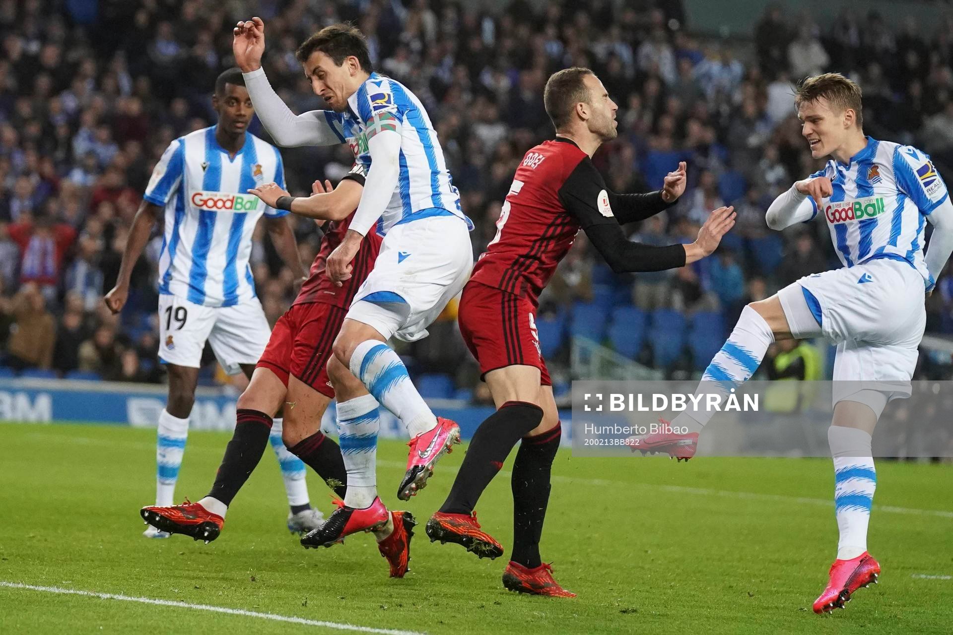 Fotboll, Spanska Copa del Rey, Semifinal 1, Real Sociedad -
