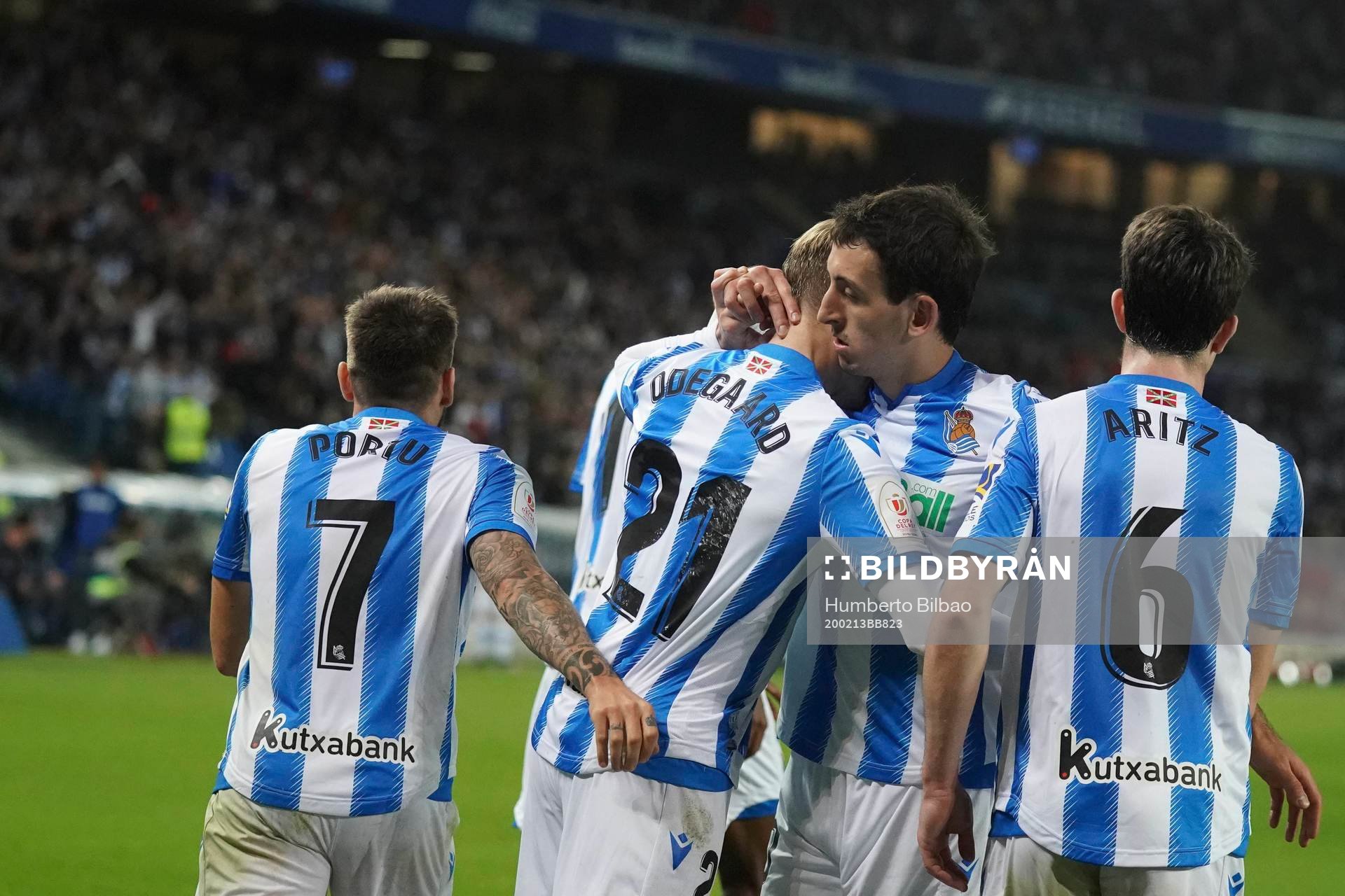 Fotboll, Spanska Copa del Rey, Semifinal 1, Real Sociedad -