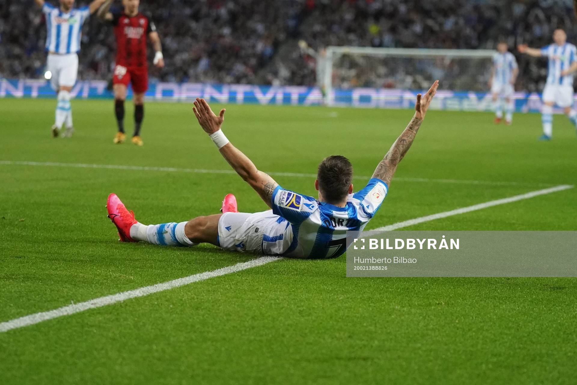 Fotboll, Spanska Copa del Rey, Semifinal 1, Real Sociedad -
