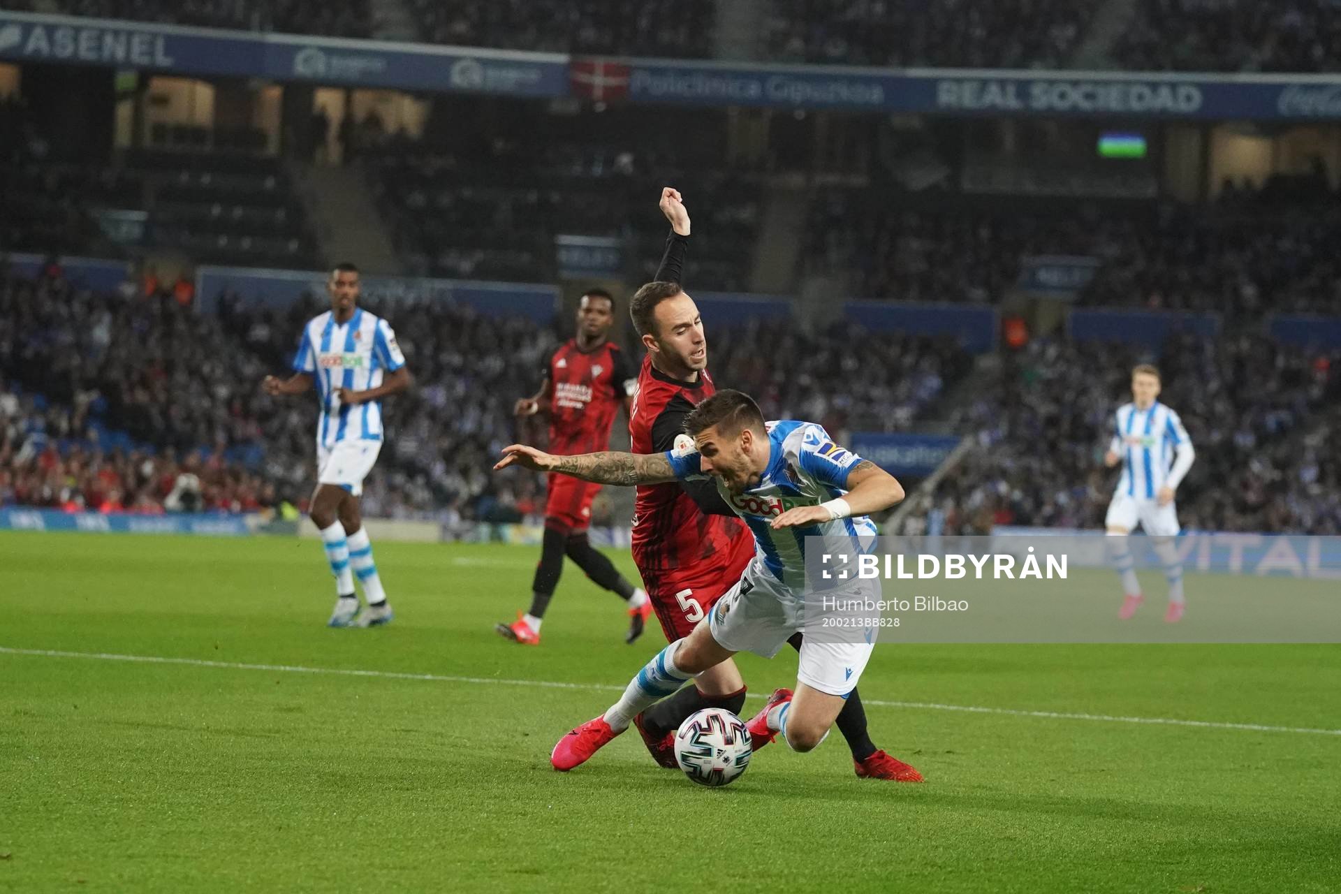 Fotboll, Spanska Copa del Rey, Semifinal 1, Real Sociedad -