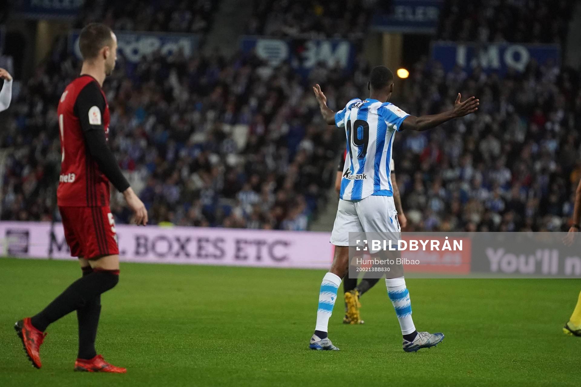 Fotboll, Spanska Copa del Rey, Semifinal 1, Real Sociedad -