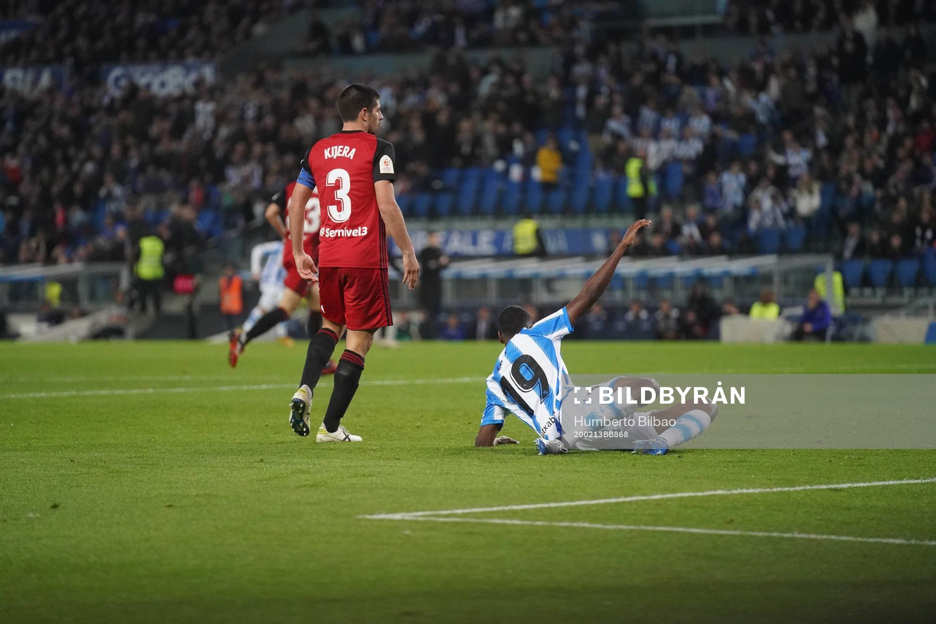 Fotboll, Spanska Copa del Rey, Semifinal 1, Real Sociedad -